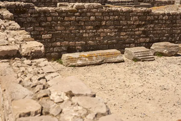 Hırvatistan 'ın Zadar kentinde antik kalıntılar