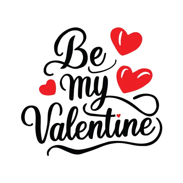 Benim Sevgililer kaligrafi yazı tasarım kartı şablonu olabilir. Yaratıcı tipografi için tatilden selamlar. Vektör çizim.