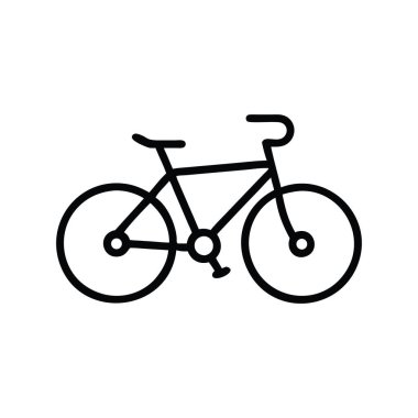 bisiklet ikonu vektör illüstrasyonu