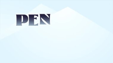 Penguen Günü 25 Nisan Hareketi ve soğuk ses arkaplanı üzerinde penguen karakteri çizimi