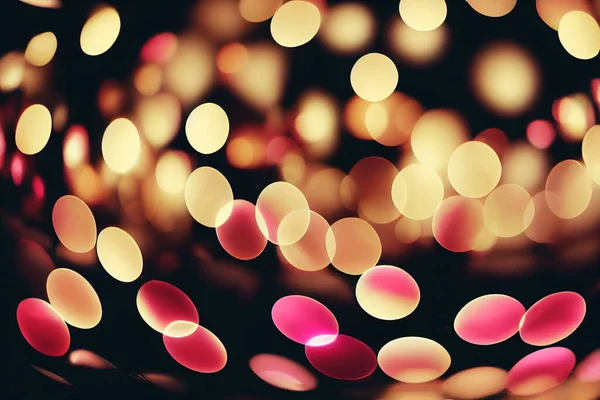 Blurred Abstract Lights Bokeh Background Christmas Lights — Stock Photo, Image