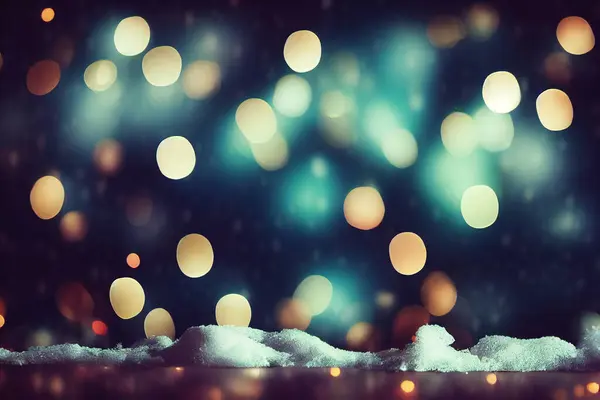 Natale Sfondo Texture Offuscata Con Luci Bokeh — Foto Stock