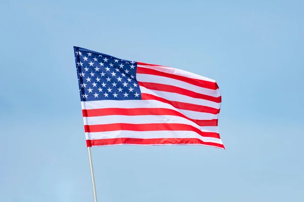 Bandera Los Estados Unidos América Roja Blanca Azul Estrellas Rayas — Foto de Stock