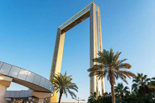 Dubai Eau Noviembre 2022 Dubai Golden Frame Mejor Monumento Nuevo — Foto de Stock