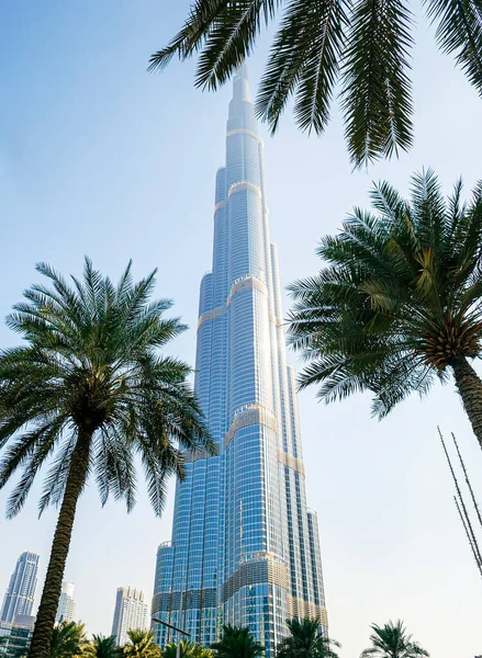 Dubai Zjednoczone Emiraty Arabskie Listopada 2022 Burj Khalifa Jest Najwyższym — Zdjęcie stockowe