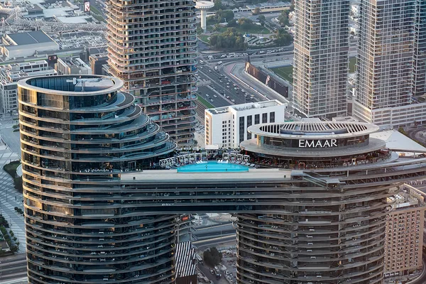 Dubai Emiratos Árabes Unidos Noviembre 2022 Vista Exterior Del Rascacielos — Foto de Stock