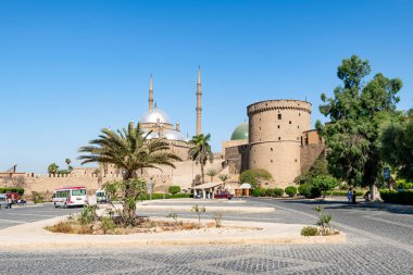 19 Mayıs 2021. Mısır. Kahire. Selahaddin Kalesi - Muhammed Ali Camii veya Muhammed Ali Paşa, Alabaster Camii olarak da bilinir.