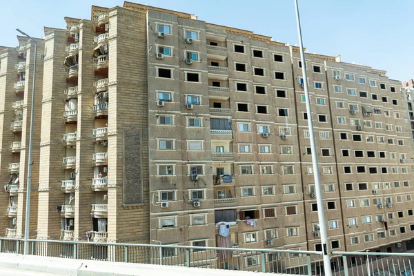 Çirkin Kahire Deki Güzel Olmayan Apartmanlar Hurghada Mısır Yeni Modern — Stok fotoğraf