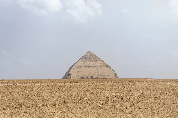 Egipt Dahshur Czy Dashur Piramida Bent Znana Również Jako Fałszywa — Zdjęcie stockowe