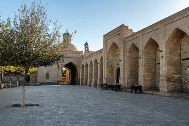 Buhara, Özbekistan 'daki Buhara' nın eski bir kasabasında. Buhara 'nın eski kenti Unesco Dünya Mirasları Alanıdır.