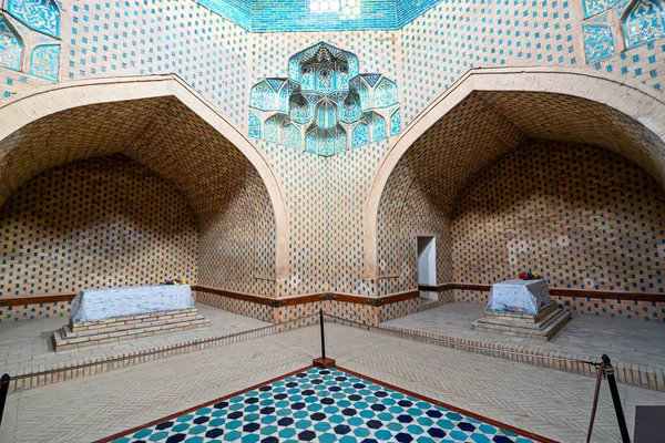 Internal View Mazlumkhan Sulu Mausoleum Mizdakhan Khodjeyli Karakalpakstan Uzbekistan — Stock Photo, Image