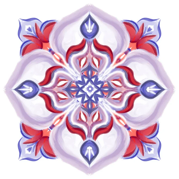 Dekorative Runde Ornamente Antistress Therapiemuster Weben Sie Gestaltungselemente Yoga Logos — Stockfoto