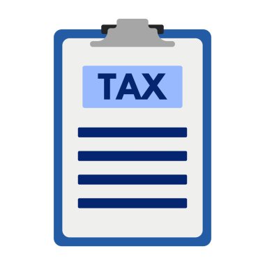 vergi biçimi tasarımı, vektör illüstrasyon grafik düz biçim simgesi