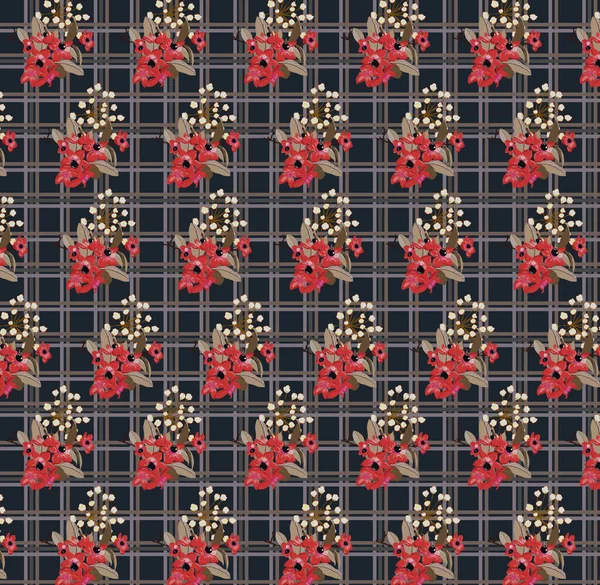 Unique Digital Traditional Geometric Ethnic Border Floral Leaves Baroque Pattern — Stok fotoğraf