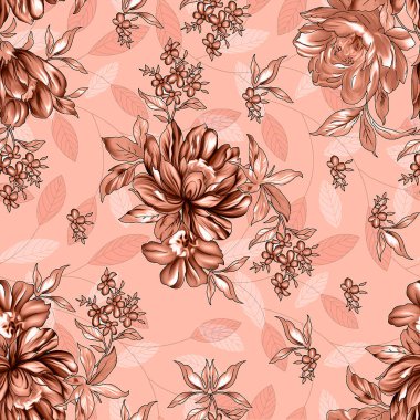 it's a unique digital Traditional Geometric Ethnic border, floral leaves baroque pattern and Mughal art elements, Abstract texture motif, and vintage Ornament artwork combination for textile printing.