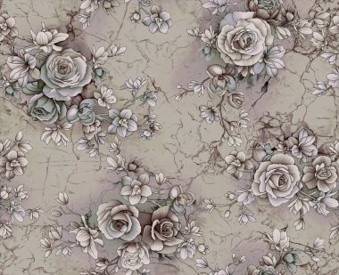 it's a unique digital Traditional Geometric Ethnic border, floral leaves baroque pattern and Mughal art elements, Abstract texture motif, and vintage Ornament artwork combination for textile printing.