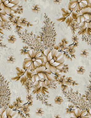 it's a unique digital Traditional Geometric Ethnic border, floral leaves baroque pattern and Mughal art elements, Abstract texture motif, and vintage Ornament artwork combination for textile printing.