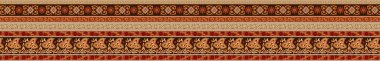 it's a unique digital Traditional Geometric Ethnic border, floral leaves baroque pattern and Mughal art elements, Abstract texture motif, and vintage Ornament artwork combination for textile printing.