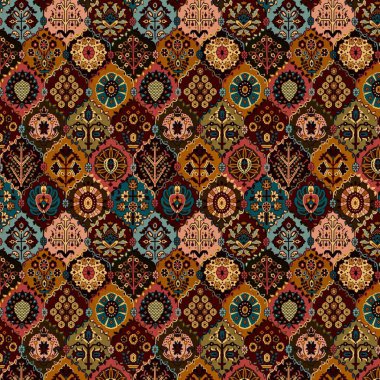 it's a unique digital Traditional Geometric Ethnic border, floral leaves baroque pattern and Mughal art elements, Abstract texture motif, and vintage Ornament artwork combination for textile printing.