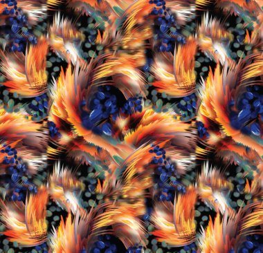 it's a unique digital Traditional Geometric Ethnic border, floral leaves baroque pattern and Mughal art elements, Abstract texture motif, and vintage Ornament artwork combination for textile printing.