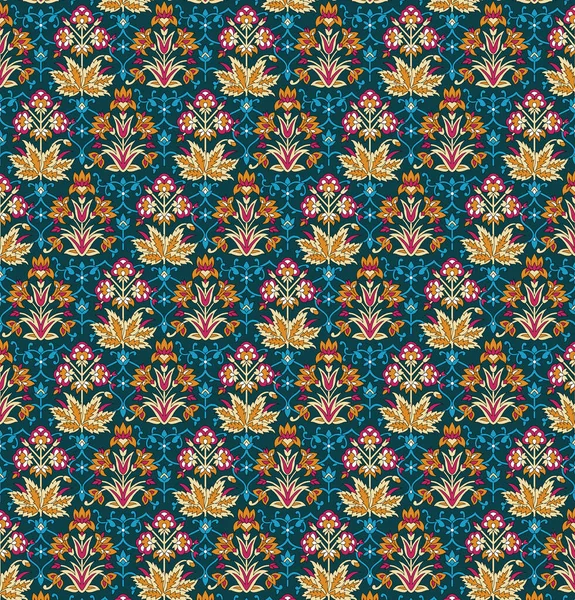 Уникальная Цифровая Традиционная Геометрическая Граница Цветочные Листья Барокко Элементы Могольского Стоковое Фото