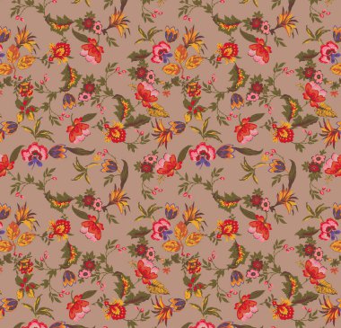 it's a unique digital Traditional Geometric Ethnic border, floral leaves baroque pattern and Mughal art elements, Abstract texture motif, and vintage Ornament artwork combination for textile printing.