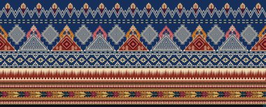 it's a unique digital Traditional Geometric Ethnic border, floral leaves baroque pattern and Mughal art elements, Abstract texture motif, and vintage Ornament artwork combination for textile printing.