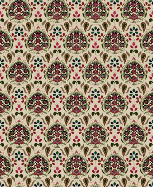 it's a unique digital Traditional Geometric Ethnic border, floral leaves baroque pattern and Mughal art elements, Abstract texture motif, and vintage Ornament artwork combination for textile printing.