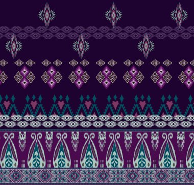 it's a unique digital Traditional Geometric Ethnic border, floral leaves baroque pattern and Mughal art elements, Abstract texture motif, and vintage Ornament artwork combination for textile printing.