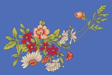 it's a unique digital Traditional Geometric Ethnic border, floral leaves baroque pattern and Mughal art elements, Abstract texture motif, and vintage Ornament artwork combination for textile printing.