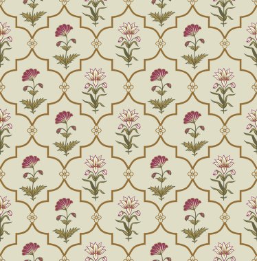 it's a unique digital Traditional Geometric Ethnic border, floral leaves baroque pattern and Mughal art elements, Abstract texture motif, and vintage Ornament artwork combination for textile printing.