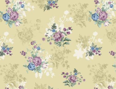 it's a unique digital Traditional Geometric Ethnic border, floral leaves baroque pattern and Mughal art elements, Abstract texture motif, and vintage Ornament artwork combination for textile printing.