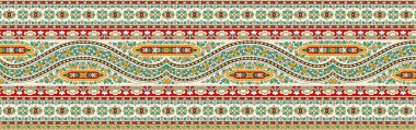 Eşsiz dijital Geleneksel Geometrik sınır, çiçek yaprakları barok desen ve Babür sanat unsurları, soyut doku motifi, ve tekstil baskı için klasik süsleme kombinasyonu..