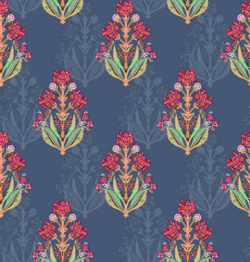 Seamless abstract floral wallpaper pattern design seamless pattern Hand drawn Floral and Botanical pattern  clipart