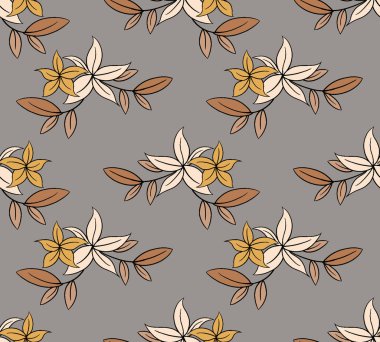 Kusursuz soyut çiçek desenli duvar kağıdı desenli kusursuz el desenli çiçek ve botanik desenli 