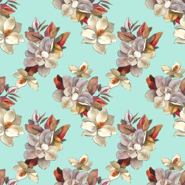 Kusursuz soyut çiçek desenli duvar kağıdı desenli kusursuz el desenli çiçek ve botanik desenli 