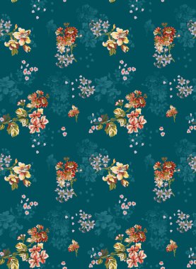 Kusursuz soyut çiçek desenli duvar kağıdı desenli kusursuz el desenli çiçek ve botanik desenli 