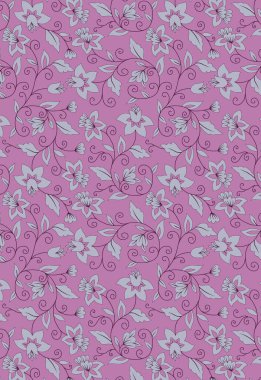 Kusursuz soyut çiçek desenli duvar kağıdı desenli kusursuz el desenli çiçek ve botanik desenli 