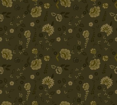 Kusursuz soyut çiçek desenli duvar kağıdı desenli kusursuz el desenli çiçek ve botanik desenli 