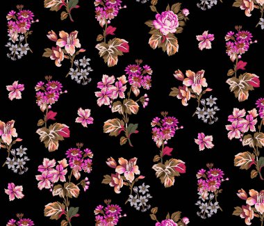 Kusursuz soyut çiçek desenli duvar kağıdı desenli kusursuz el desenli çiçek ve botanik desenli 