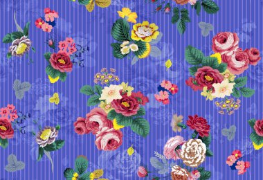 Kusursuz soyut çiçek desenli duvar kağıdı desenli kusursuz el desenli çiçek ve botanik desenli 