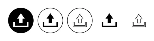 Icon Hochladen Datensymbol Laden — Stockvektor