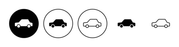 Εικονίδιο Αυτοκινήτου Αυτοκίνητο Διάνυσμα Εικονίδιο Μικρό Σεντάν — Διανυσματικό Αρχείο