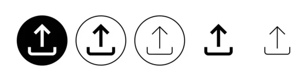 Télécharger Icône Définie Charger Symbole Données — Image vectorielle