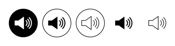 Εικονίδιο Ηχείου Διάνυσμα Εικονιδίου Όγκου Διάνυσμα Εικονιδίου Ηχείου Ηχητικό Σύμβολο — Διανυσματικό Αρχείο