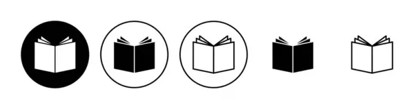 Иконка Книги Открыть Икону Книги Ref Book — стоковый вектор