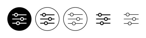 Встановлення Набору Піктограм Символ Піктограми Параметрів Кодування — стоковий вектор