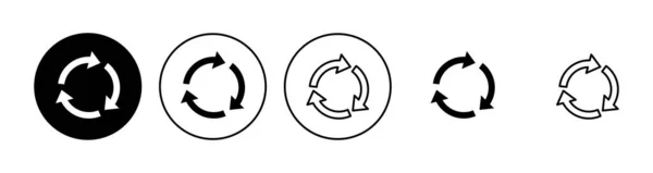 Set Icone Riciclaggio Icona Del Vettore Riciclaggio — Vettoriale Stock