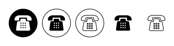 Σύνολο Εικονιδίων Τηλεφώνου Διάνυσμα Εικονιδίου Τηλεφώνου — Διανυσματικό Αρχείο