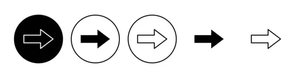 Pfeil Symbol Gesetzt Pfeil Symbol Pfeilzeichen Für Ihr Webdesign — Stockvektor